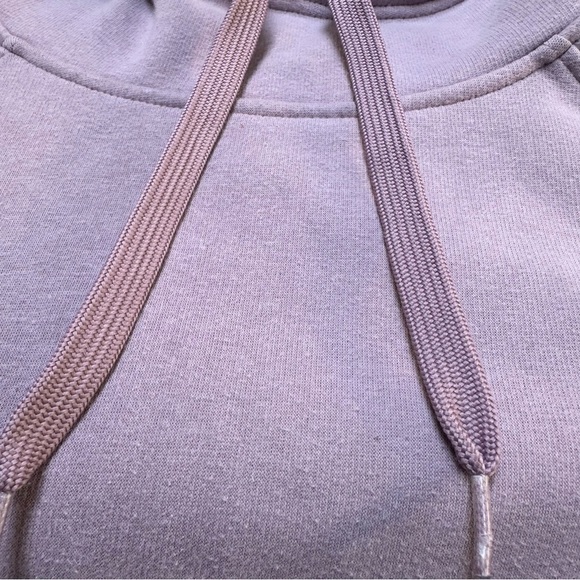 Athleta Longer Cozy Karma Hoodie Sugarplum Mauve XS - Picture 4 of 10